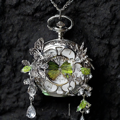 Butterfly Pocket Watch