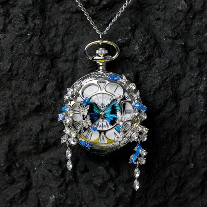 Butterfly Pocket Watch