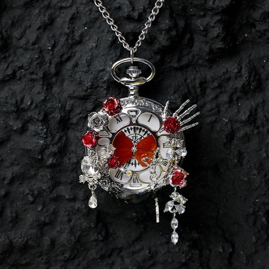 Butterfly Pocket Watch