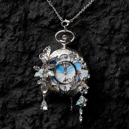 Butterfly Pocket Watch