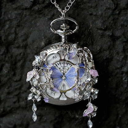 Butterfly Pocket Watch