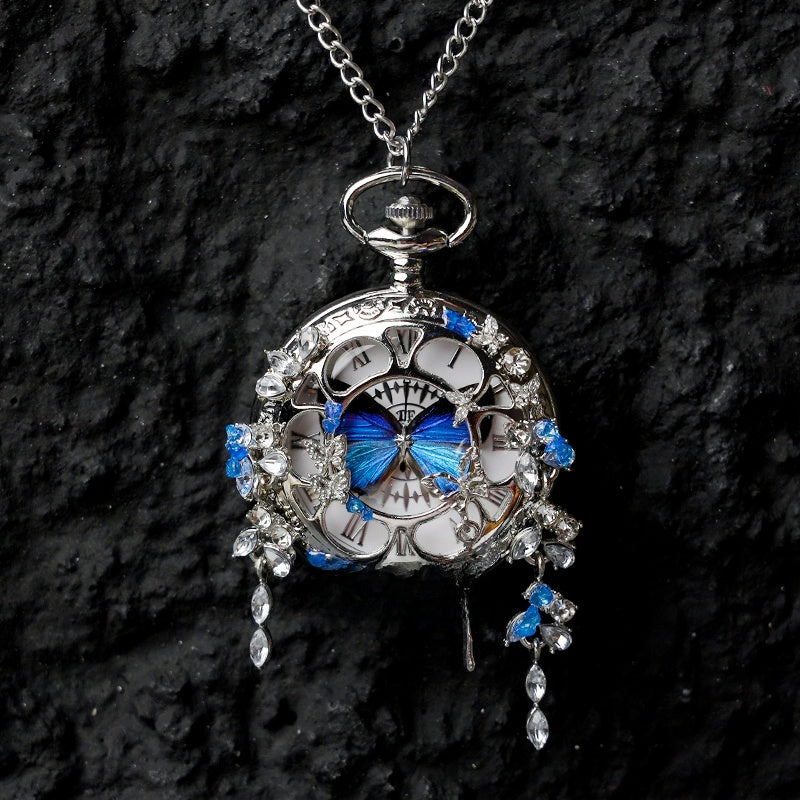 Butterfly Pocket Watch