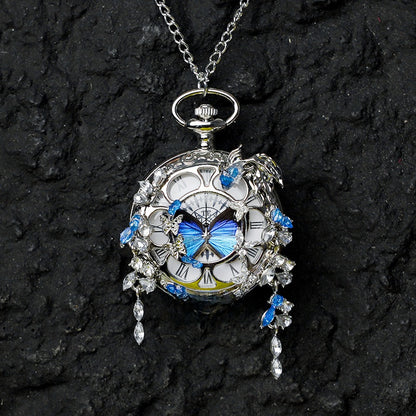 Butterfly Pocket Watch
