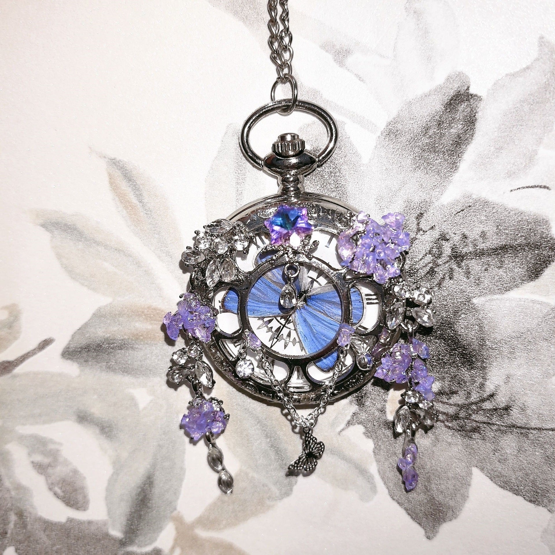 Butterfly Pocket Watch