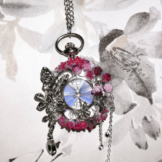 Butterfly Pocket Watch