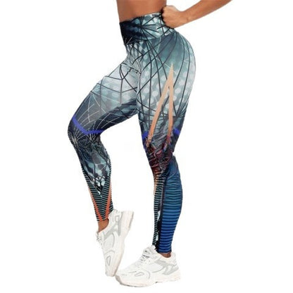 Butterfly Print Yoga Leggings