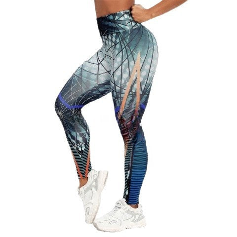 Butterfly Print Yoga Leggings