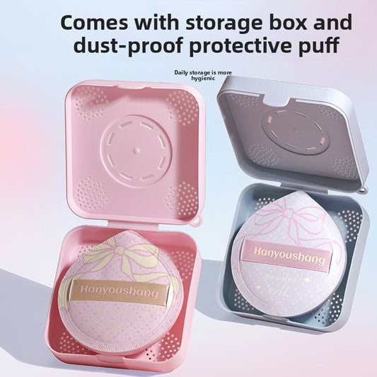 Butterfly Ribbon Marshmallow Powder Puff