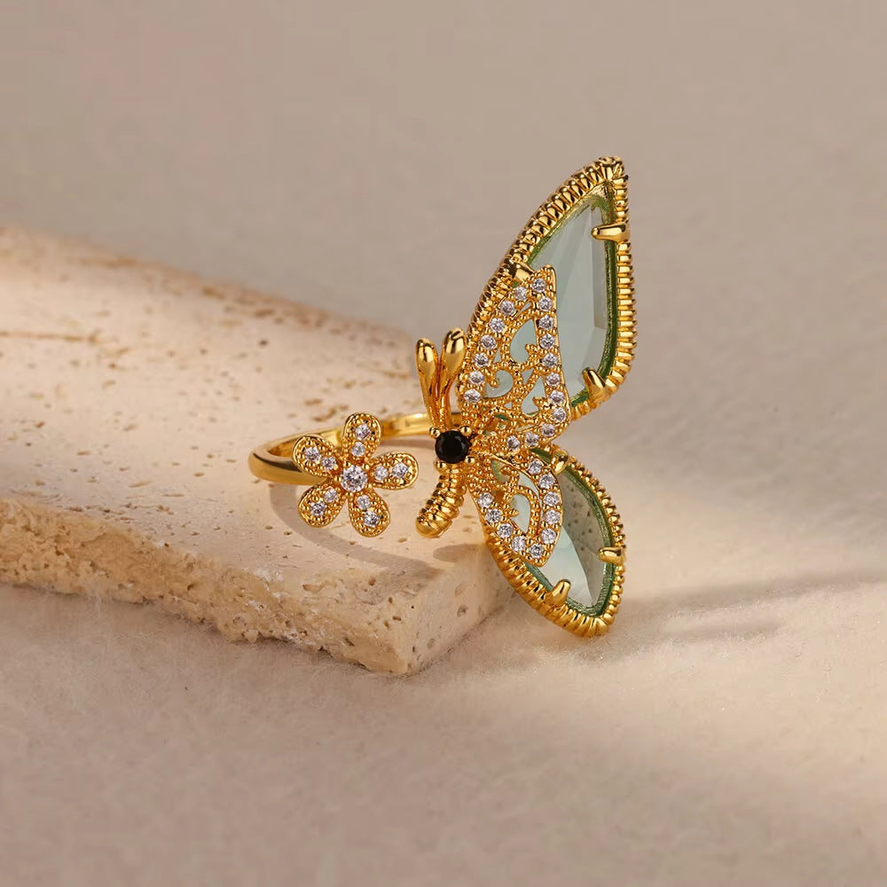 Butterfly ring ring