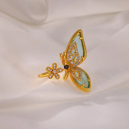 Butterfly ring ring