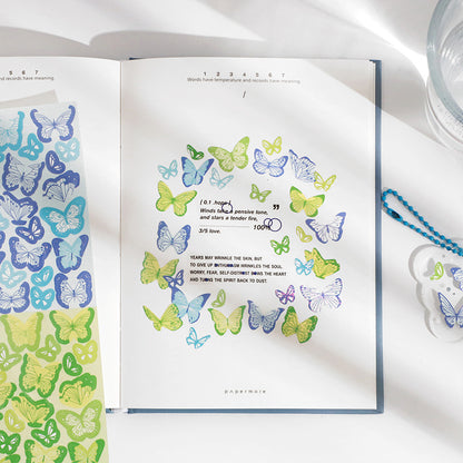Butterfly Series Adhesive Flash Stickers