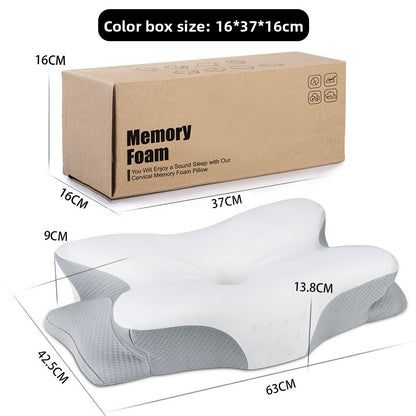 Butterfly Shape Memory Foam Cervical Pillow