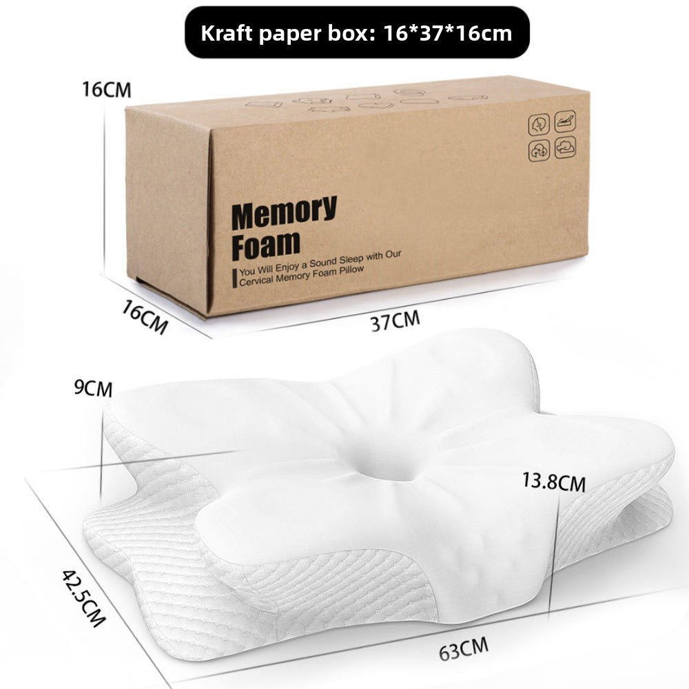 Butterfly Shape Memory Foam Cervical Pillow