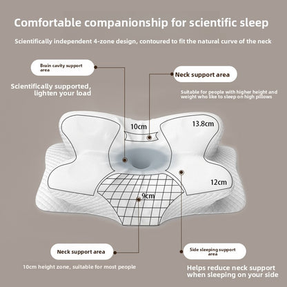 Butterfly Shape Memory Foam Cervical Pillow