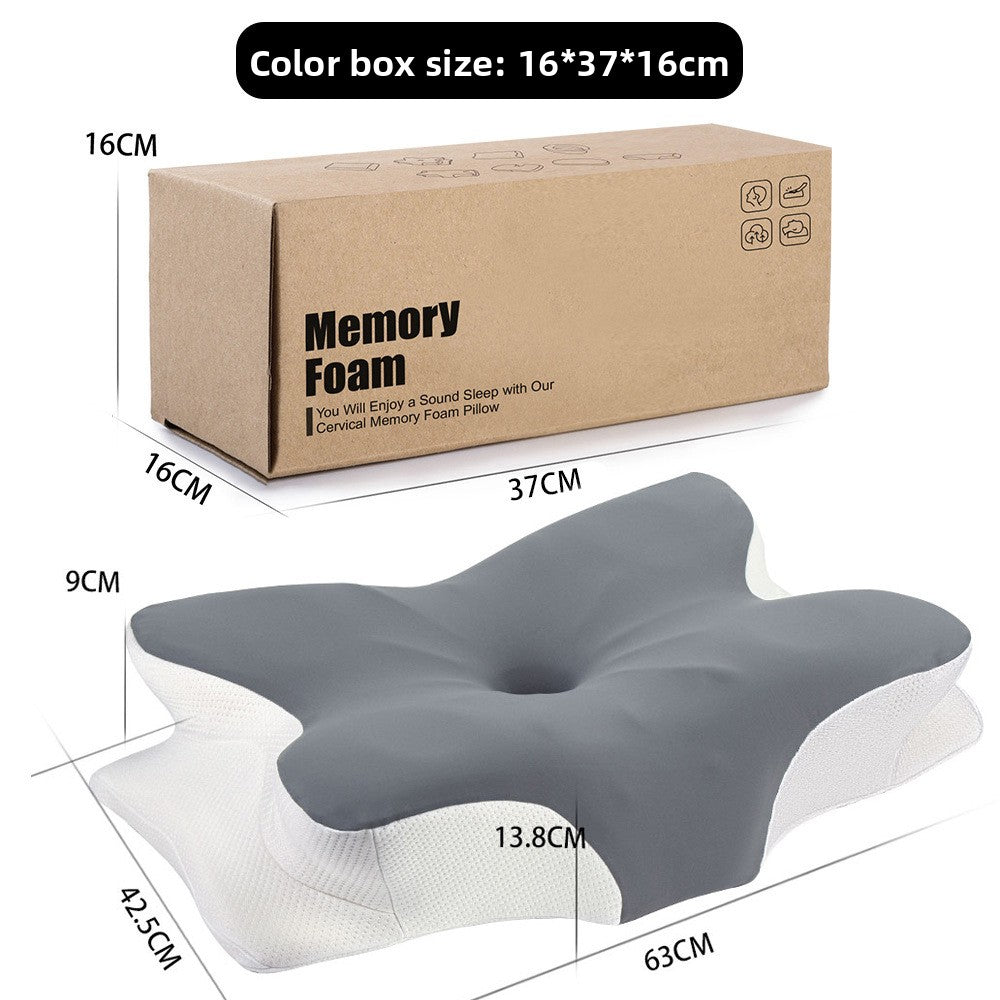 Butterfly Shape Memory Foam Cervical Pillow