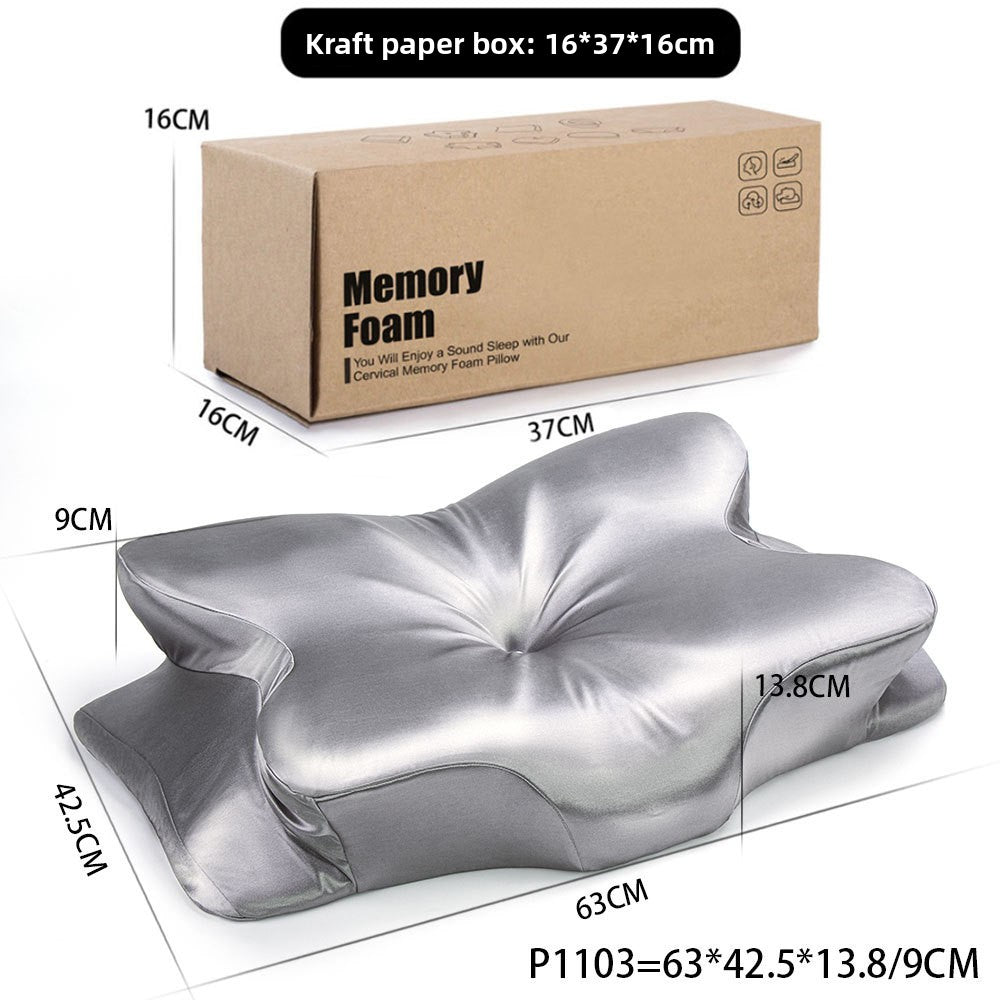Butterfly Shape Memory Foam Cervical Pillow