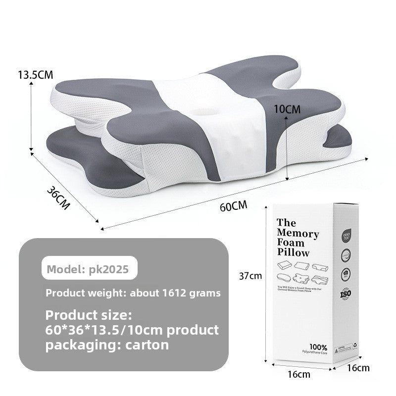 Butterfly Shape Memory Foam Cervical Pillow