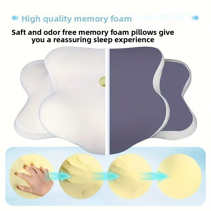 Butterfly Shape Memory Foam Cervical Pillow