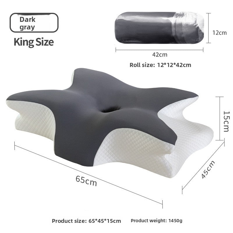 Butterfly Shape Memory Foam Cervical Support Pillow