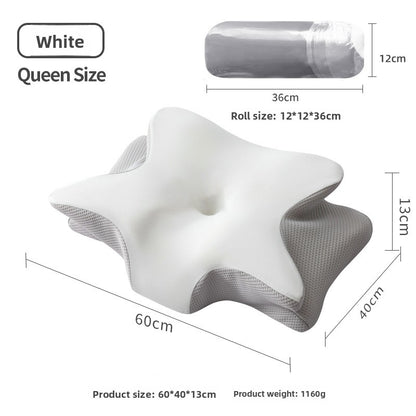 Butterfly Shape Memory Foam Cervical Support Pillow