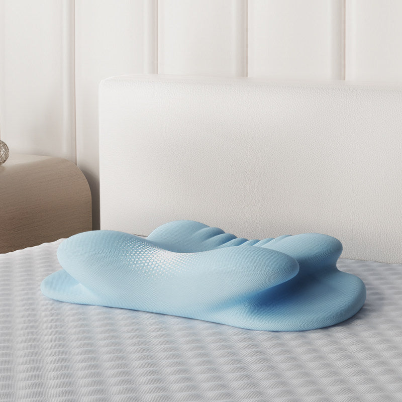 Butterfly Shape Memory Foam Neck Support Pillow for Side Sleepers
