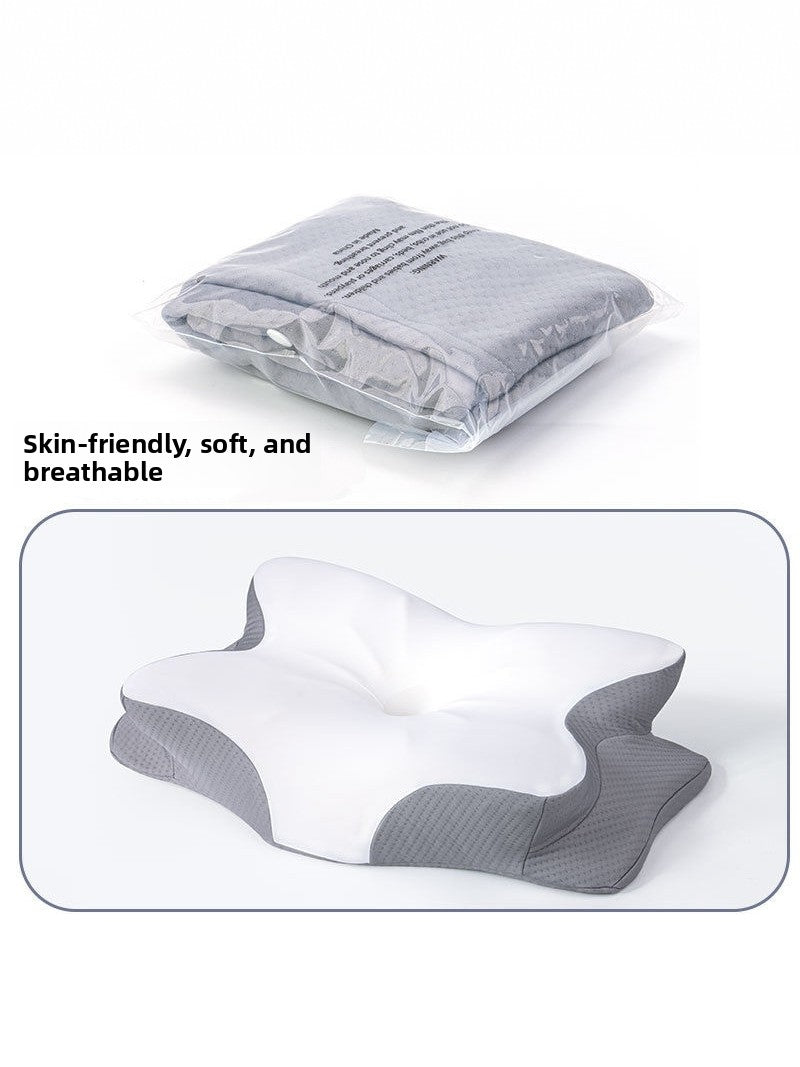 Butterfly Shape Memory Foam Pillow for Neck Support