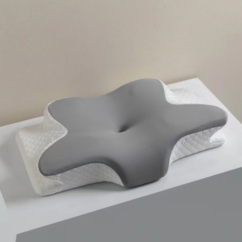 Butterfly-shaped ergonomic pillow