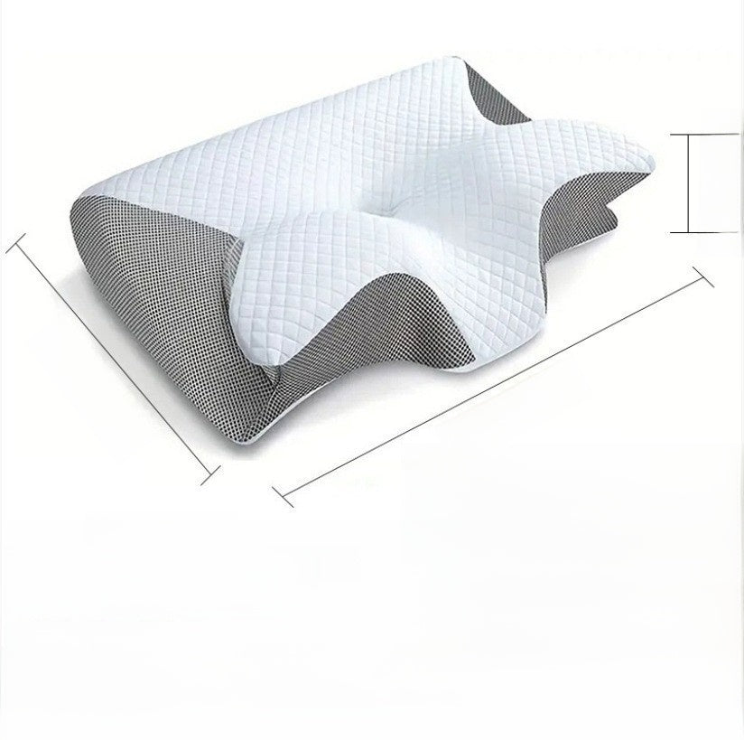 Butterfly-shaped horn neck pillow