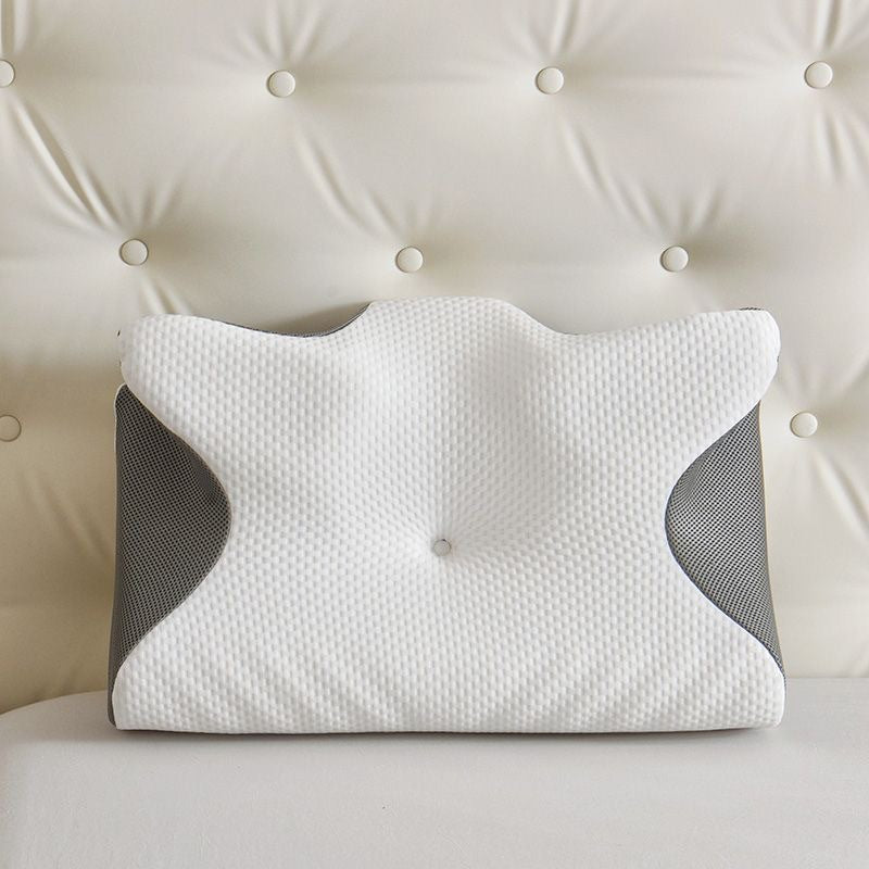 Butterfly-shaped memory foam slow-recovery memory pillow