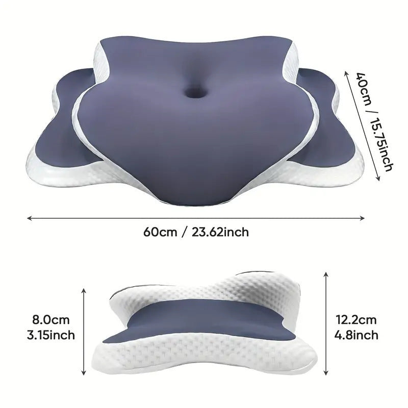 Butterfly-shaped memory pillow