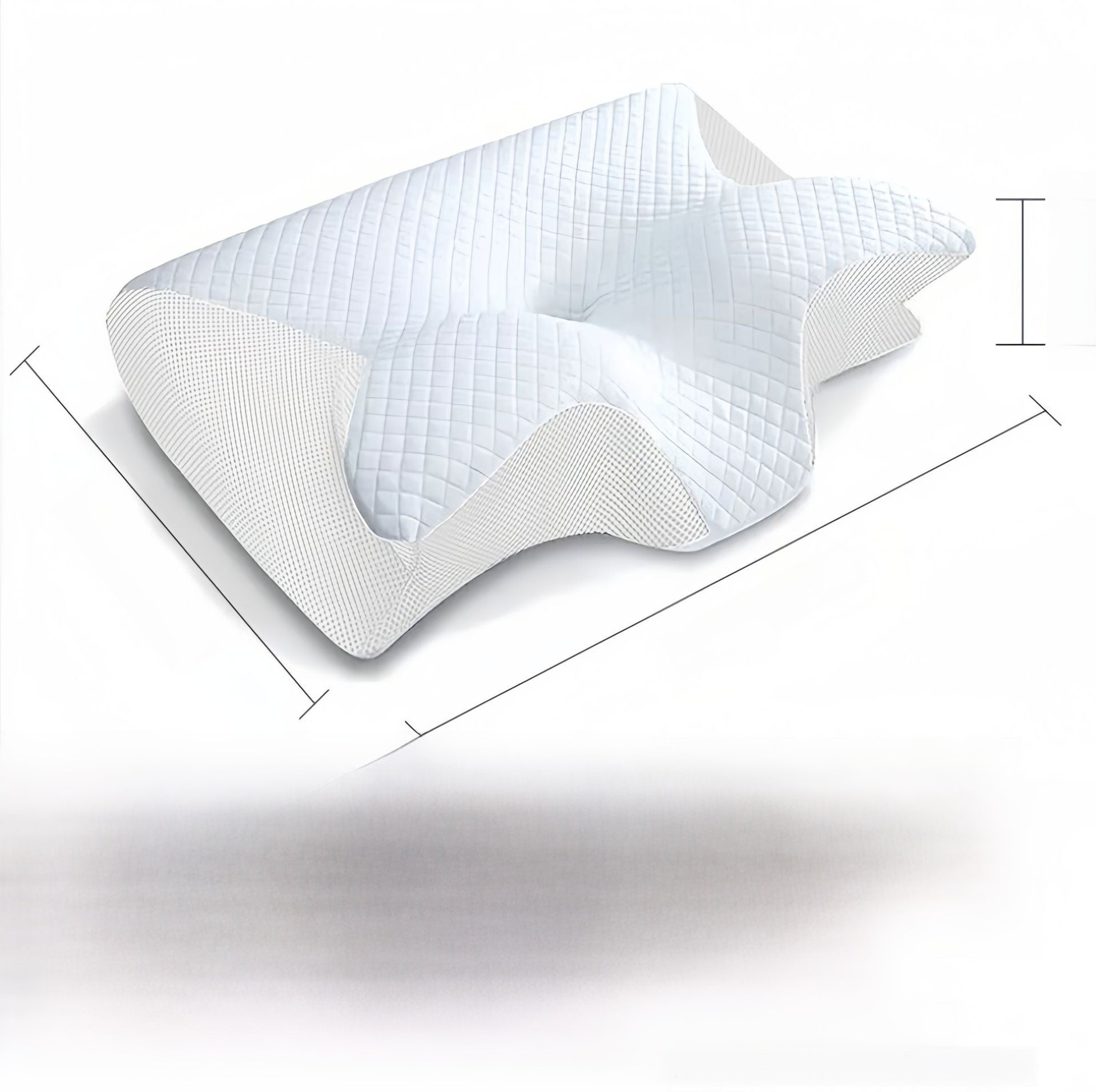 Butterfly-shaped ox horn neck pillow