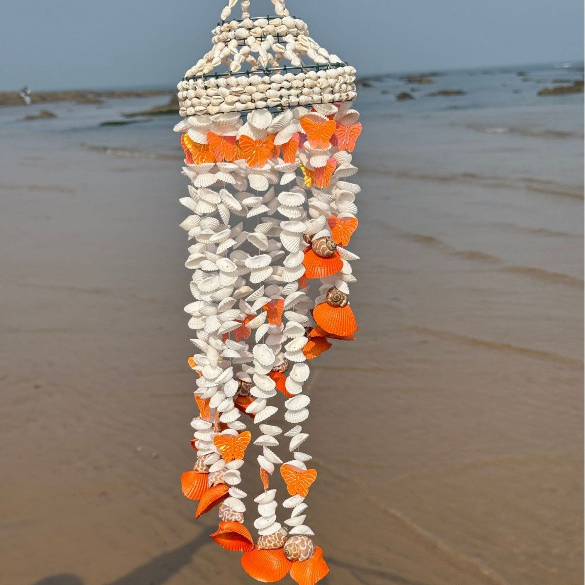 Butterfly Shell Wind Chime Home Decoration