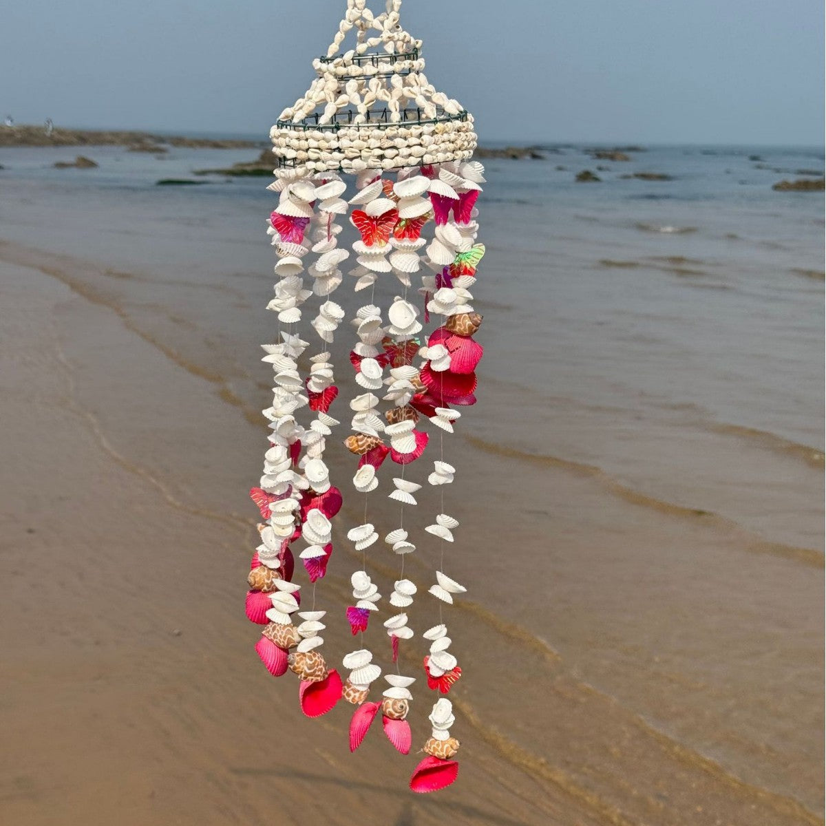 Butterfly Shell Wind Chime Home Decoration