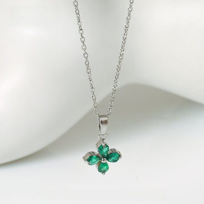 Butterfly Zircon Necklace Gold Plated Jewelry