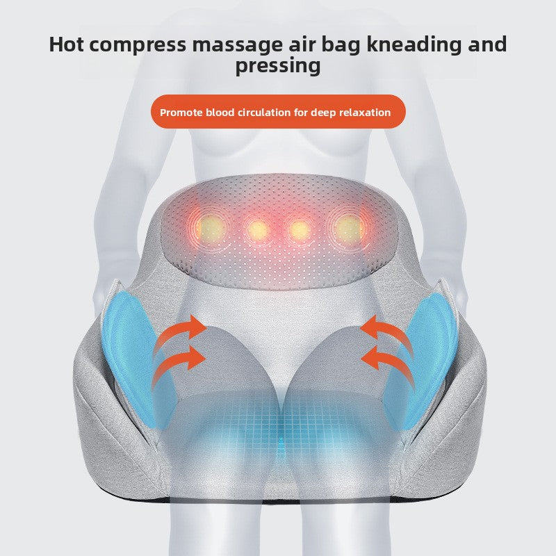 Buttock and waist massage cushion