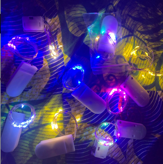 Button Battery Box Light String
