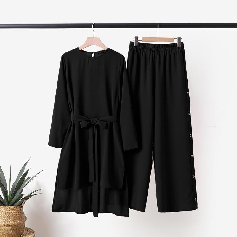 Button pocket suit