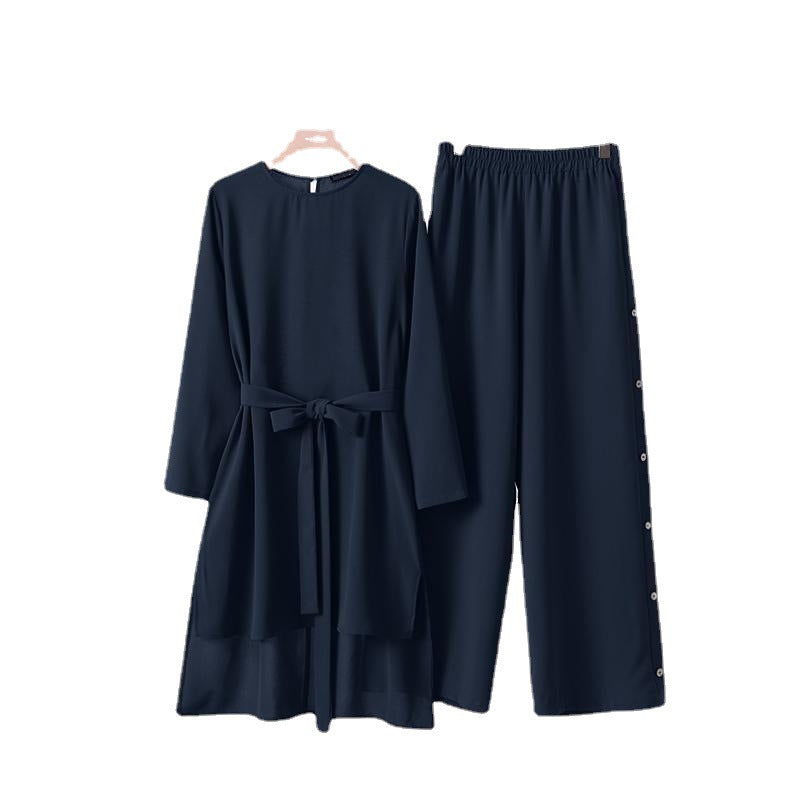 Button pocket suit