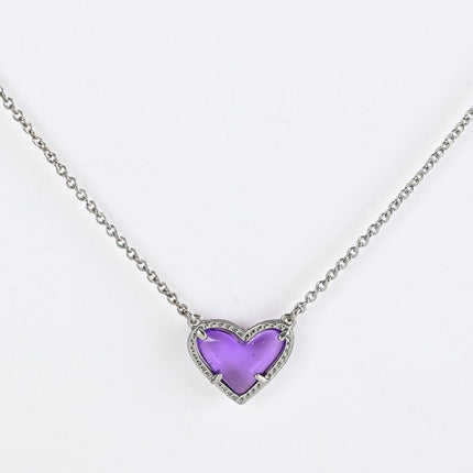 Buy Cubic Zirconia Heart Necklace for Girls & Women
