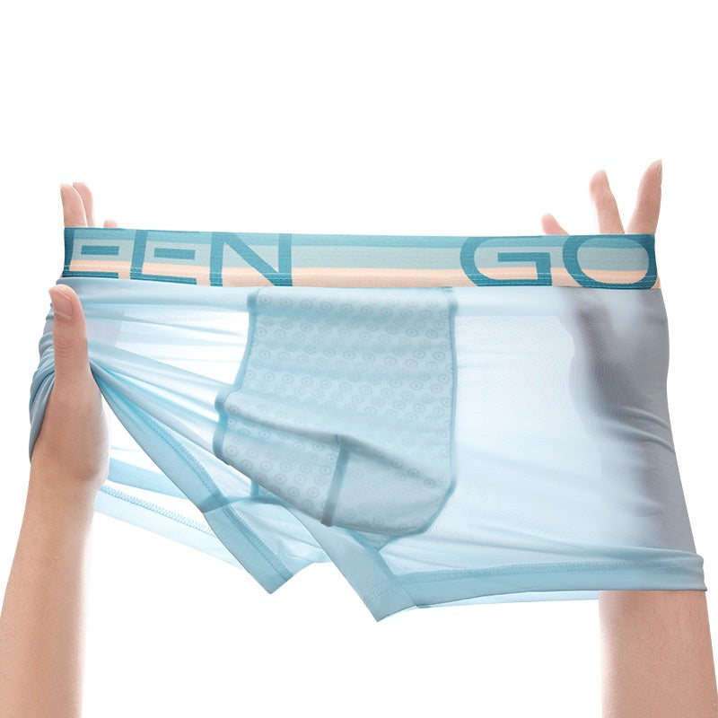 Men's Cool Ice-Silk Underwear for Comfortable Summer Wear