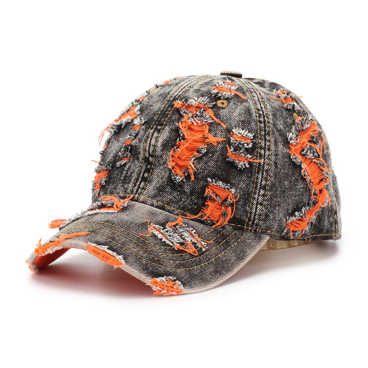 Buy Ripped-Line Letter Sun Hat for Men & Women – Casual Wear