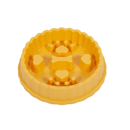 Anti-Choking Slow Feeder Dogs & Cat Bowl – Healthy Eating Dish
