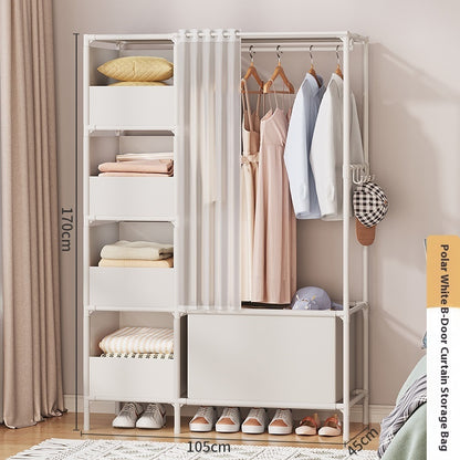 Simple Wardrobe for Bedroom – Quick Assembly & Home Storage