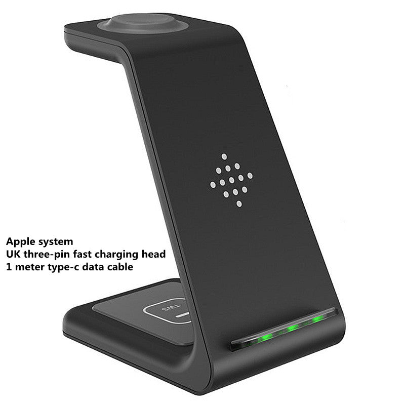 3 in 1 Fast Charging Station Wireless Charger Phone Stand