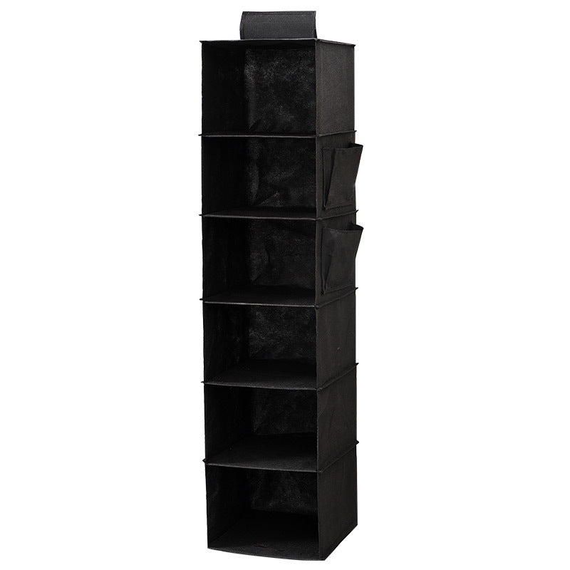 Multi-Layer Bamboo Hanging Bag – Wardrobe Storage Solution