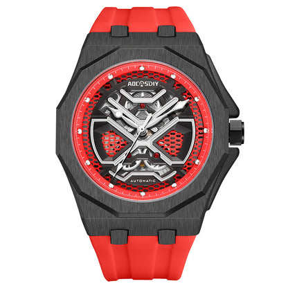 Buy Trendy Hollow Mechanical Watch with Water Resistance