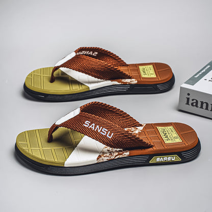 Men’s Outdoor Flip-Flops – Comfortable Slippers for Home Use