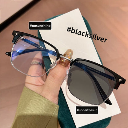 Photochromic Eyeglasses for Men with Stylish Frame Design