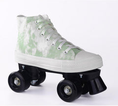 Green PU wheel does not flash