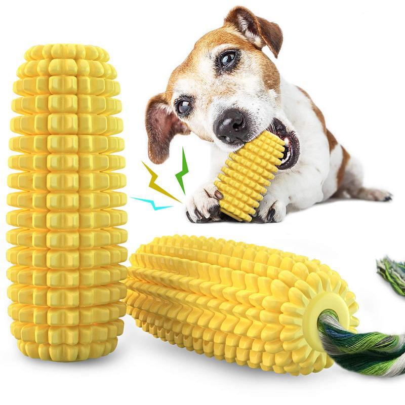 PROKEl Dog Chew Toy – Corn Stick Rope Squeaker for All Breeds